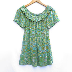 Banana Republic Linen Blend Pattern Summer Top S/M